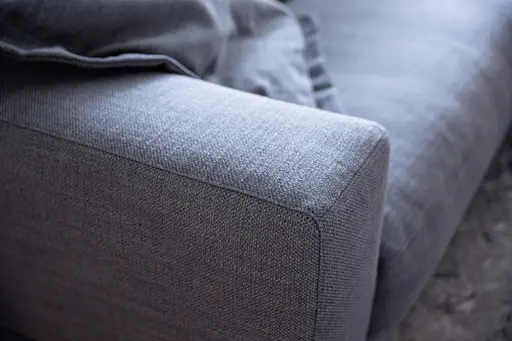 Ecksofa Juni - 1,5-Sitzer mit Longchair rechts, Stoff, Petrol