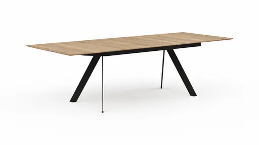 Esstisch Dinner - ausziehbar, LB ca. 200x100 cm, Eiche massiv