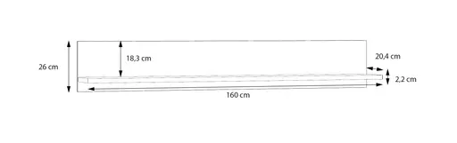 Wandboard FEA- Mango, Grau