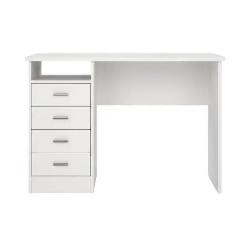 Schreibtisch - LB ca. 110x49 cm, Weiß