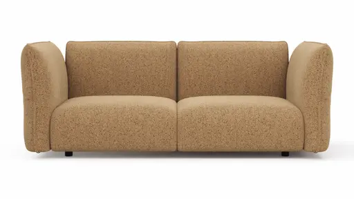 Sofa Motone - 3-Sitzer, Stoff, Kurkuma