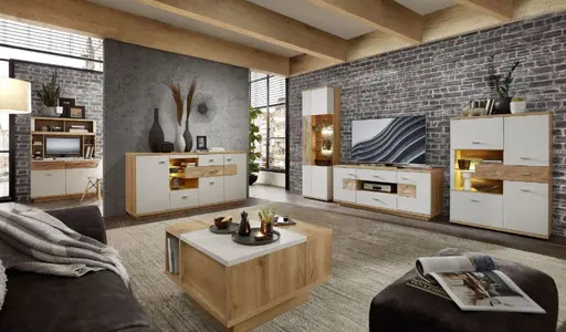 Couchtisch - LBH ca. 75x75 cm, Eiche