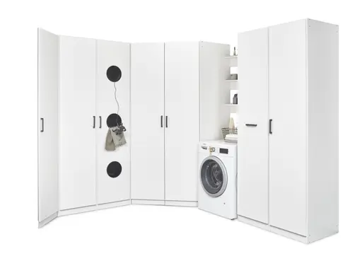 Schranksystem RHONDA- Weiß