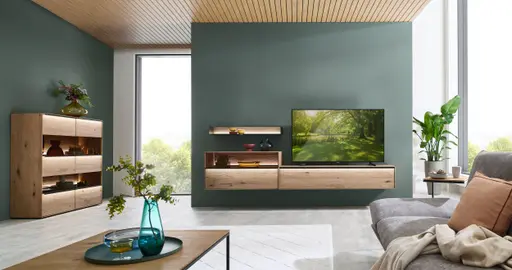 Couchtisch - LBH 120x65x44 cm, Anthrazit lackiert