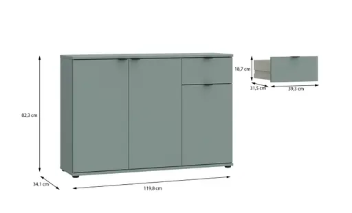 Kommode FINELLA- Salbei