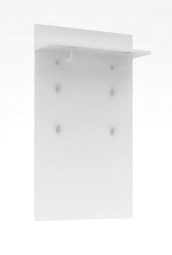 Garderobe - inkl. Sitzkissen, Weiß