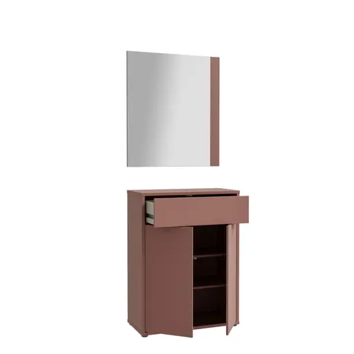 Kompaktgarderobe FAID- Terracotta