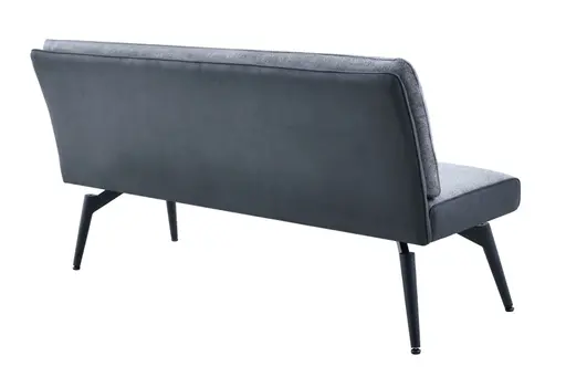 Bank - Stoff, Dunkelgrau, Vintage Anthrazit