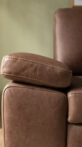 Ecksofa Houston - 1,75-Sitzer mit Longchair groß rechts, inkl. Sitztiefenverstellung und Armlehne klappbar, Leder, Dunkelbraun