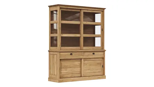 Buffetschrank Louisiana - mit Schiebetüren, Wildeiche teilmassiv, geölt