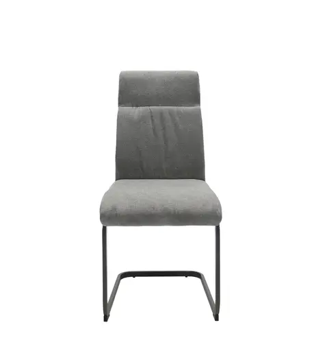 Freischwinger MAIDA - Stoff, Silberfarben