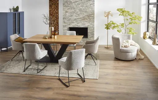 Esstisch Talara Lola V - LB ca. 180x90 cm, Wildeiche geölt