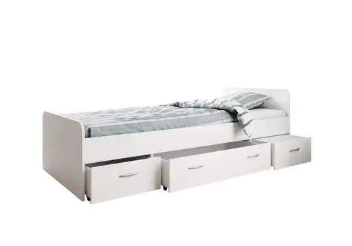 Kojenbett - Liegefläche ca. 90x200 cm, Weiß