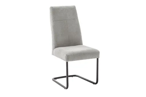 Freischwinger - Stoff, Lichtgrau