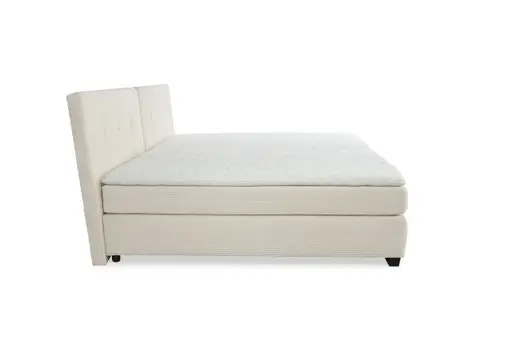 Boxspringbett JILA- Ligefläche ca. 240x200 cm, Stoff, Beige