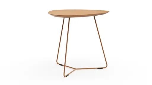 Ecktisch Fano - LBH ca. 59x50x50 cm, Fenix, Beige