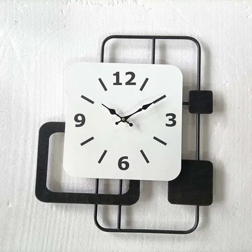 Wanduhr - DH ca.  44x50 cm