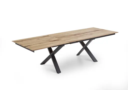 Esstisch - ausziehbar, LB ca. 180x100 cm, Eiche massiv