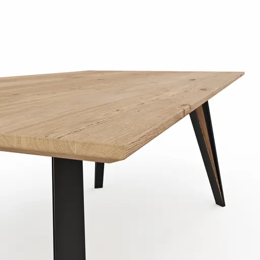 Esstisch Dinner - LB ca. 200x100 cm, Balkeneiche massiv