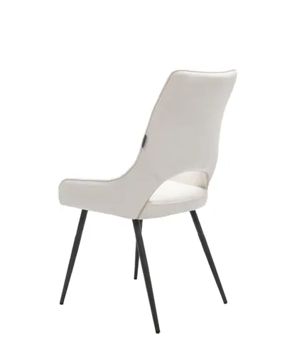 Stuhl MEAVE - Stoff, Creme