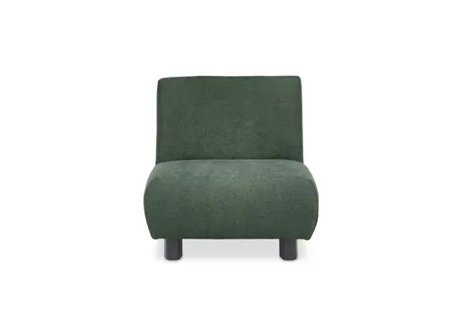  Faltsessel EBBY - ohne Armlehne inkl. Schlaffunktion, Stoff, Dunkelgrün