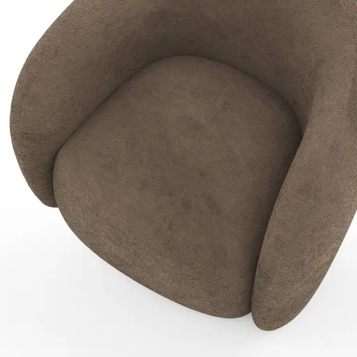 Sessel Karasu - Stoff, Taupe