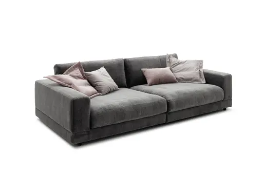 Megasofa Juni Lounge- B ca. 292 cm, Stoff, Anthrazit