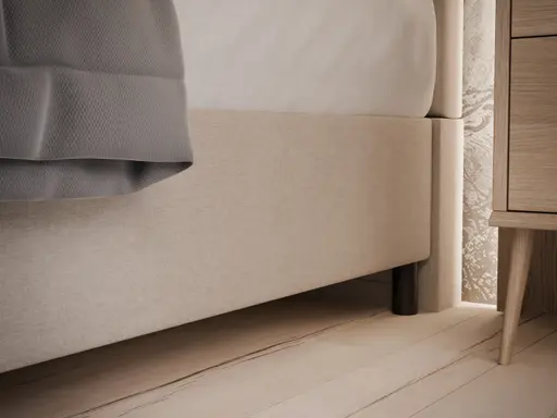 Boxbett- Liegefläche ca. 140x200 cm, Taupe