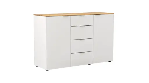 Kommode Colorado Beimöbel - BHT ca. 135x87x43 cm, Weiß