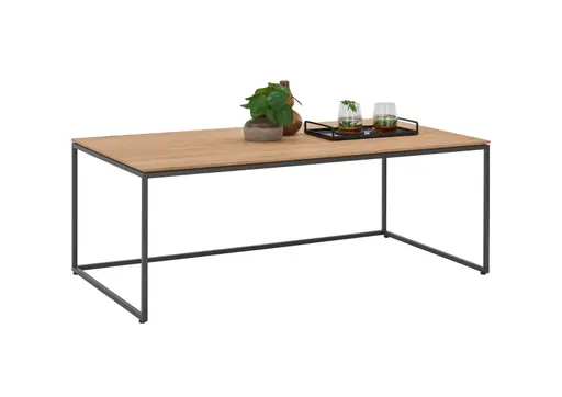 Couchtisch - LBH 120x65x44 cm, Anthrazit lackiert