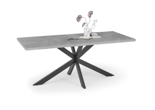 Esstisch - LB ca. 200x100 cm, Graphit, Schwarz