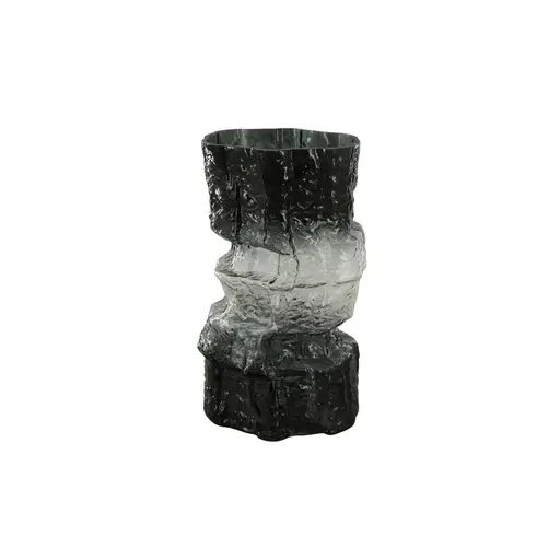 Deko-Vase - DH ca. 15x25 cm, Grau