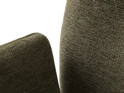 Armlehnstuhl - drehbar, Stoff, Olivgrün