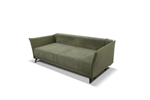 Schlafsofa - 2-Sitzer inkl. Liftfunktion, Stoff, Grün