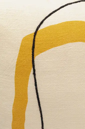 Deko-Kissen, LB ca. 50x50 cm, Beige