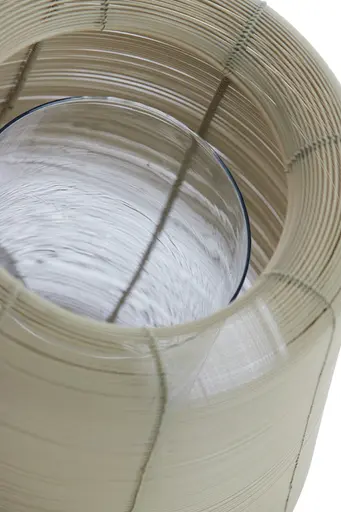 Deko-Windlicht - DH ca. 22,5x24 cm, Sandfarben