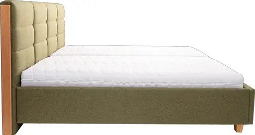  Polsterbett - Liegefläche ca. 180x200 cm, Stoff, Grün