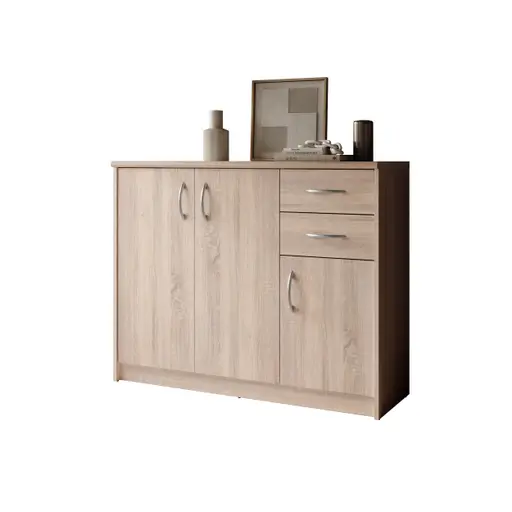 Kommode - B ca. 109 cm, Sonoma Eiche Nachbildung