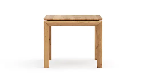 Esstisch Farmingdale - ausziehbar, Platte mit schräger Kante, LB ca. 140x90 cm, Eiche massiv, natur geölt