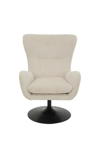 Sessel - drehbar, Stoff, Beige