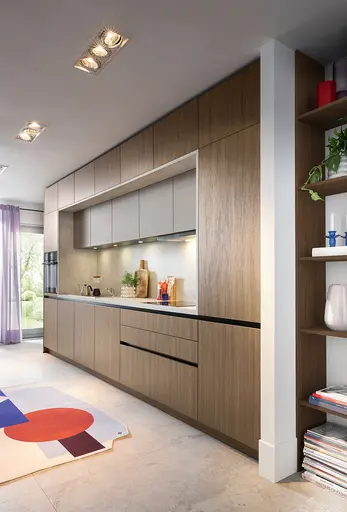 Küchenzeile 51.230 11 525, Eiche dunkel Nachbildung 