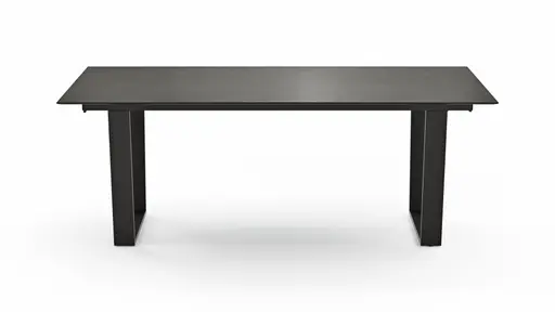 Esstisch Dinner - verlängerbar, LB ca. 200x95 cm, Kunststoff, Dunkelgrau