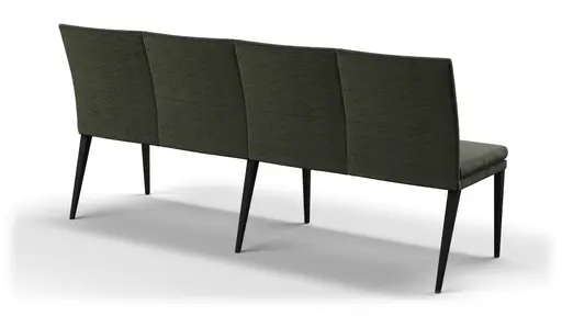 Polsterbank Saragossa - Breite ca. 200cm, Stoff, Eukalyptus