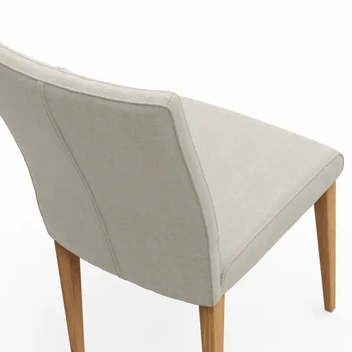 Stuhl Cosyra - Stoff, Natur