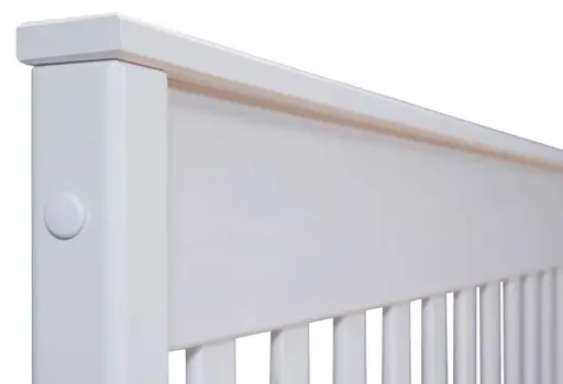 Bettgestell - Liegefläche ca. 180x200 cm, Weiß