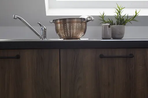 U-Küche 53.210 GL 3 522, Victoria Nussbaum Nachbildung