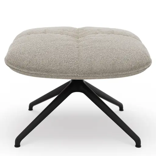 Hocker Unn - Stoff, Beige