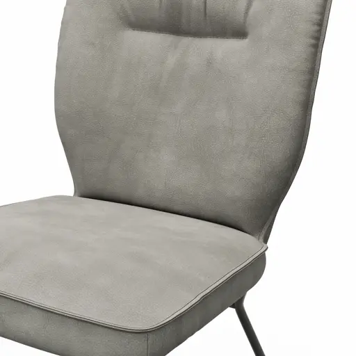 Stuhl Westmore - Stoff, Silberfarben