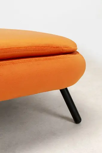 Hund/Katzenbett - BHT ca. 84,5x47x54 cm, Orange