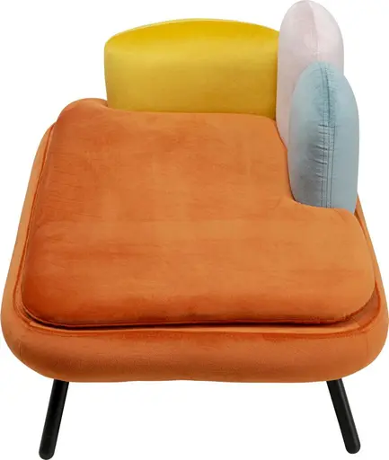 Hund/Katzenbett - BHT ca. 84,5x47x54 cm, Orange